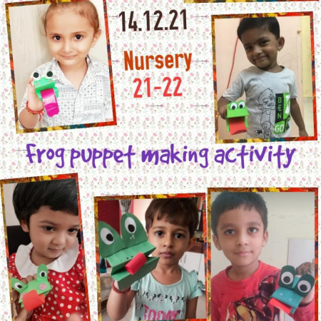 Frog Puppet Making Activity(Nursery)