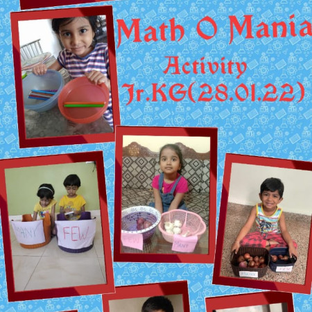Math O Mania Activity (Jr.kg)