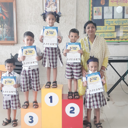 Winners Of Incredible India Competition(Jr.KG)