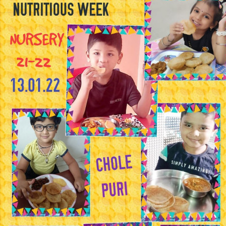 Nutritions Week  Chole/Puri (Nursery)