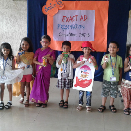 Winners Of Exact Ad Competition(Sr.KG)