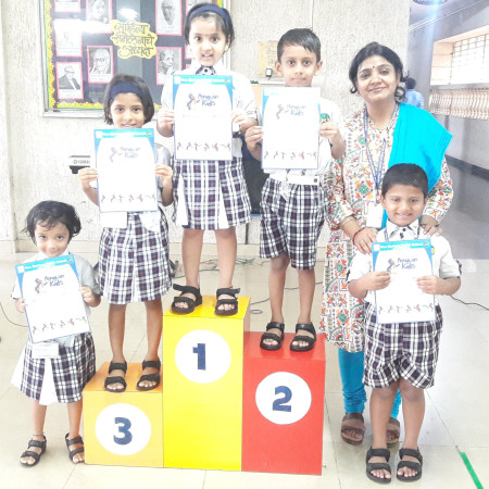 Winners Of Draw & Colour Competition-Sr. KG