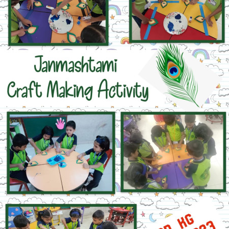 Janmashtami Craft Making Activity (SR.KG)