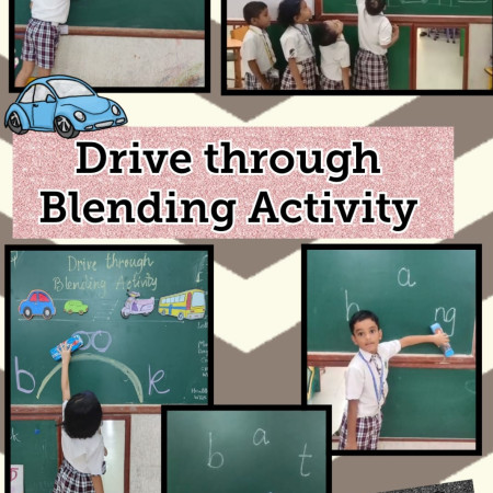 Drive through Blending Activity (Sr.KG)