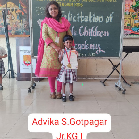 Felicitation of  Kala Children Academy (Colouring, Draw & Paint & Handwriting Competition)-Jr.KG
