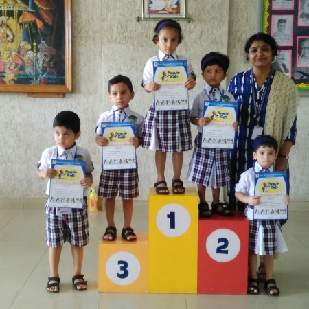 Winners Of Colouring Competition-Nursery