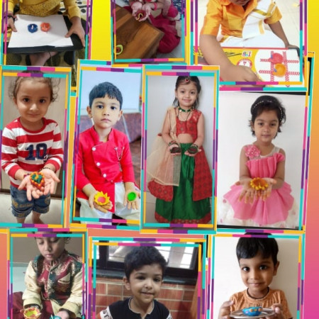 Diwali Celebration Diya Making Activity (Nursery)