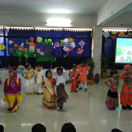 Spl.Assembly On Makara Sankranti (Nursery)
