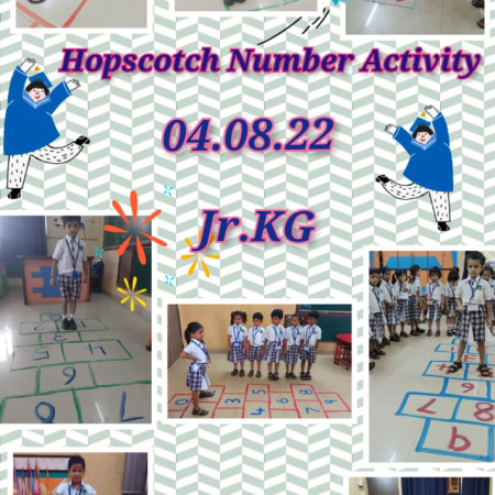Hopscotch Number Activity (Jr.Kg)