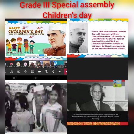 Special Assembly Children's Day(Grade III)