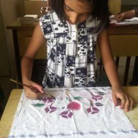 Summer Camp 2017 - Fabric Painting 
