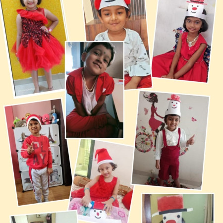 Red And White Colour Day (Jr.Kg)