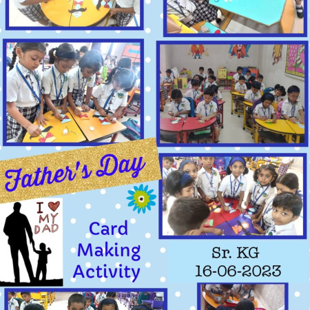 Father's Day (Card Making Activity Sr.KG)
