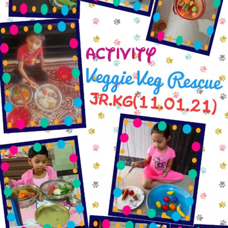 Activity Veggie Veg Rescue (Jr.Kg)