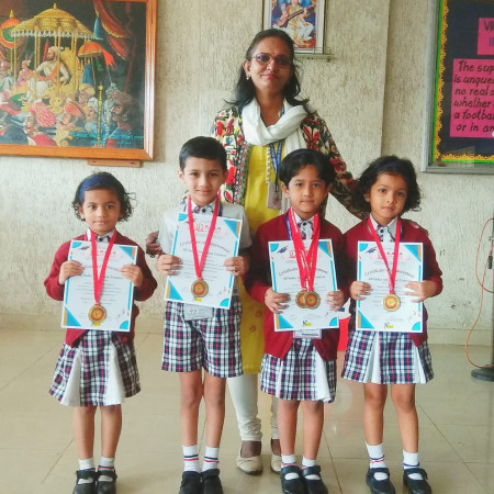 Winners Of  Handwriting Competition(Jr. KG)