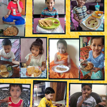 Nutritions Week  Veggie Paratha (Nursery)