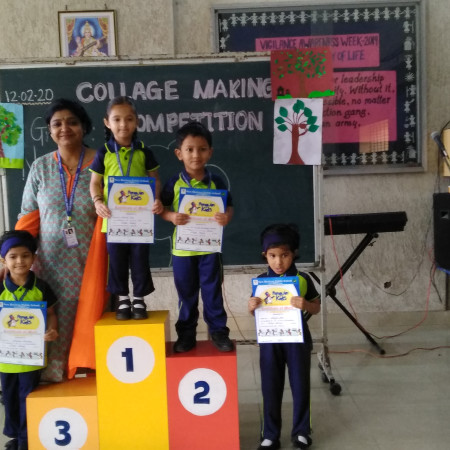 Winners Of  Collage Making Competition(Nursery)