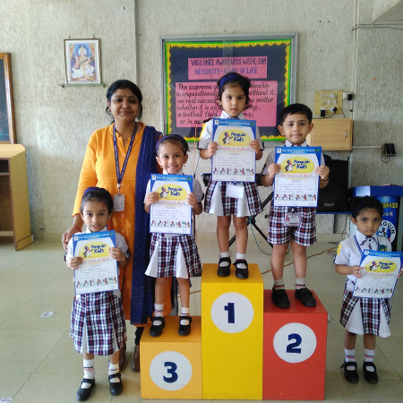 Winner Of Best Out Of Waste Competition(Nursery)