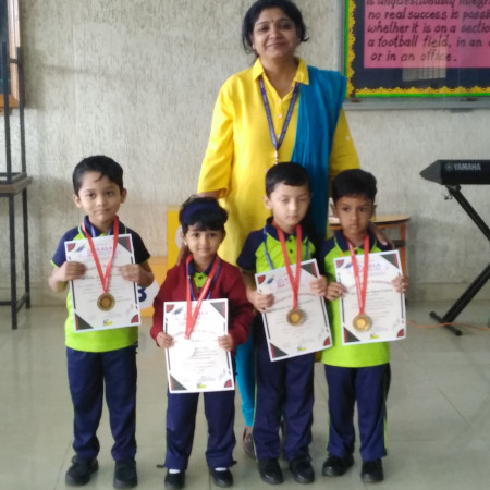 Winners Of Kala Children Academy(Draw & Colour)-Nursery 