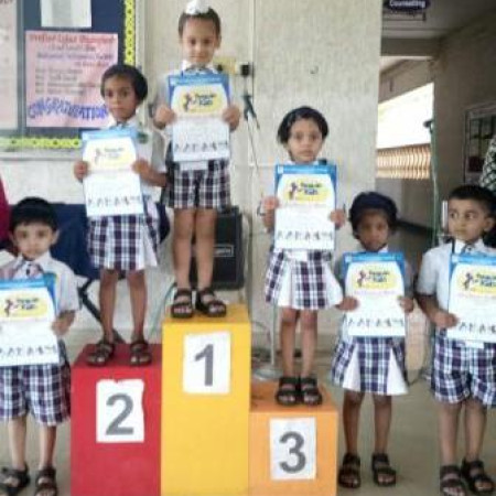 Winners Of Paint Without Brush(Jr. KG)