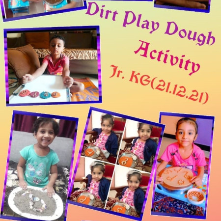 Dirt Play Dough Activity(Jr.Kg)